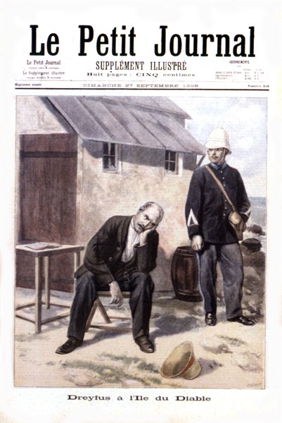 Le capitaine Dreyfus à l'île du diable. (1896)