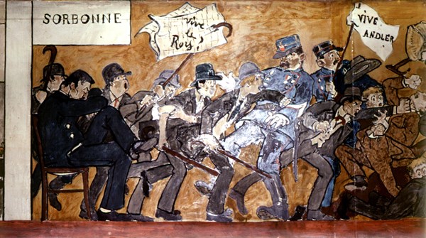 Poncet, Fresque de l'Ecole normale supérieure