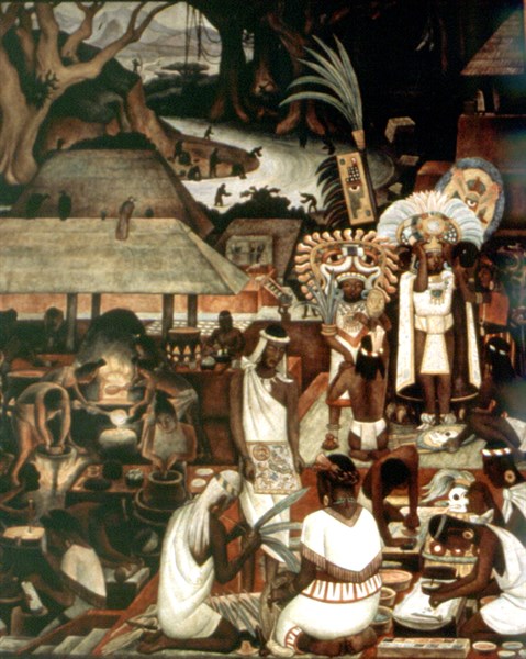 Rivera, Fresque du Palacio nacional