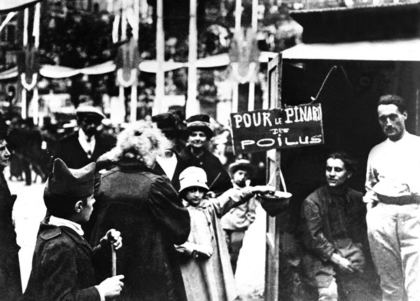 Stall for the 'Pinards des Poilus'