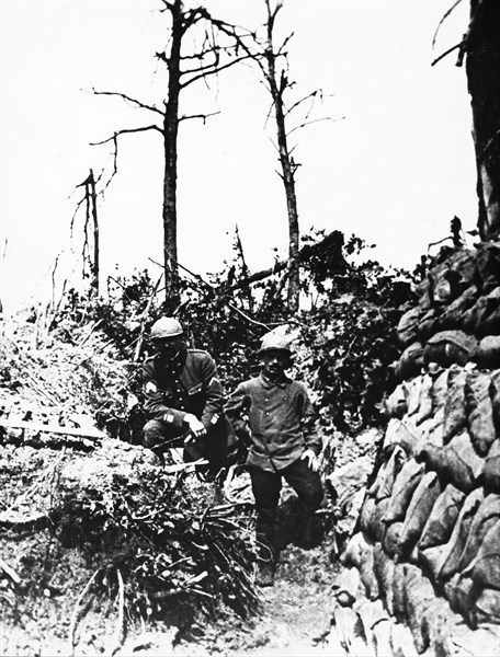 Chemin des Dames. Abri, 1917