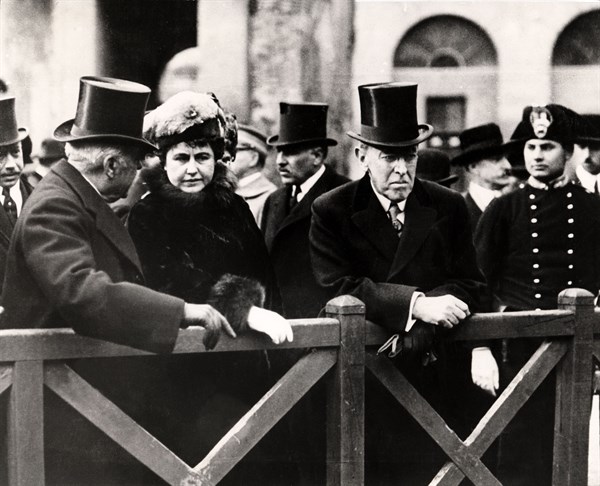 Voyage du président Wilson en Italie pour une réunion de la S.D.N., 1919
