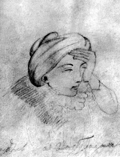 Alexander Pushkin's life (1799-1837), Portrait of E.H. Ouchoka