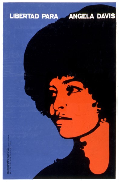 Affiche demandant la libération d'Angela Davis