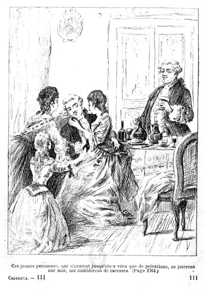 Scène des mémoires de Casanova