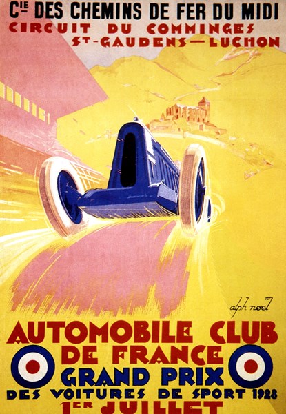 Affiche publicitaire d'Alphonse Noël (1928)