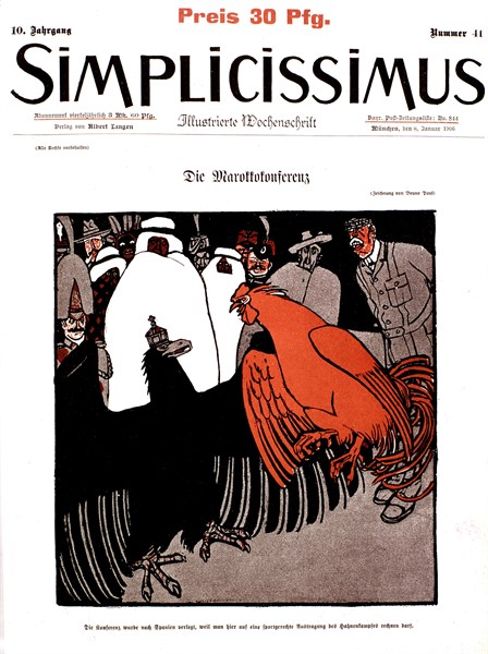 Crisis between France and Germany in front of the great powers (1905)