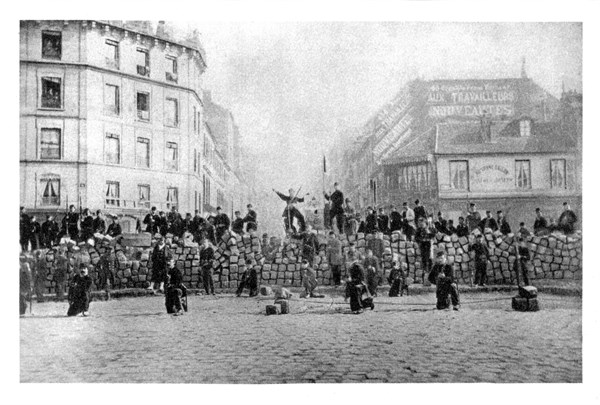 Barricade de la Chaussée Ménilmontant