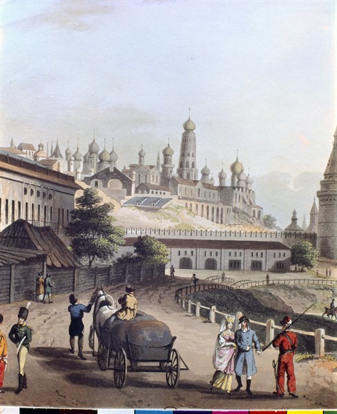 A street in Moscow, 19th Century