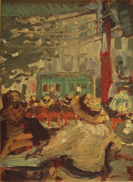 Dufy, Terrace Cafe at Martigues