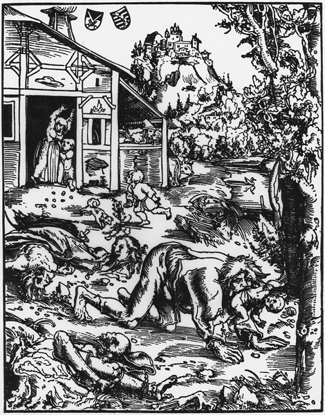 Cranach l'Ancien, Le loup-garou