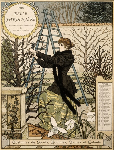 Grasset, Calendrier de l'année 1896