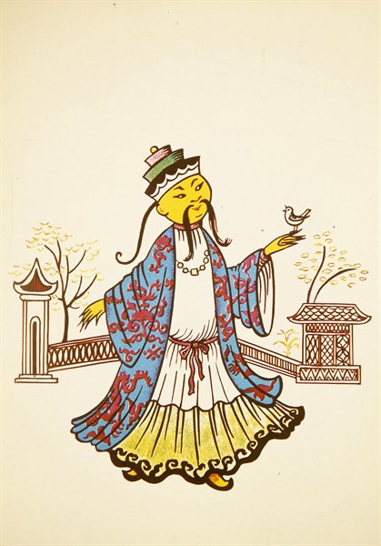 Illustration for the tale 'The Nightingale'