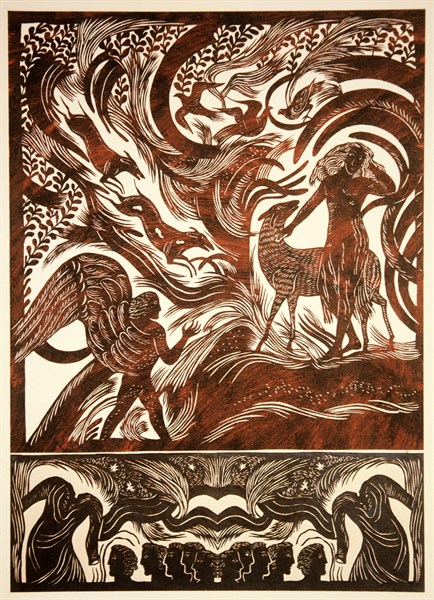 Brandes, Illustration for a tale written by Hans Christian Andersen