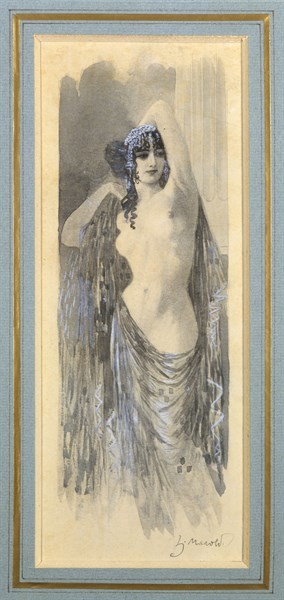 Marold, Nu féminin au drapé