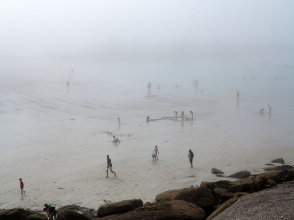 Plage de la Grève Blanche à Tregastel