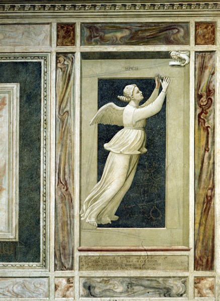 Giotto, Allégories des vices et des vertus : l'espérance