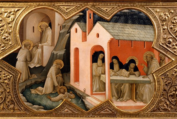 Monaco, Scenes depicting the life of Saint Benedict of Nursia