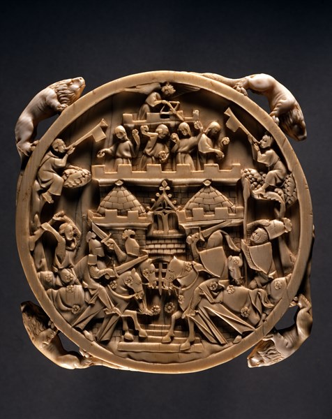 Ivory mirror case