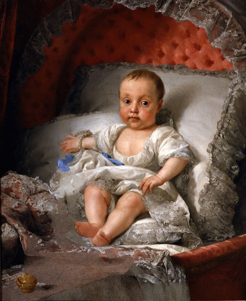 Mengs, Portrait de Charlotte Joachime Thérèse d'Espagne
