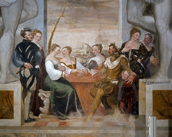Fasolo, The card players