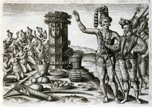 Expedition of the French Huguenots in Florida, under the command of René de Goulaine de Laudonnière in 1564