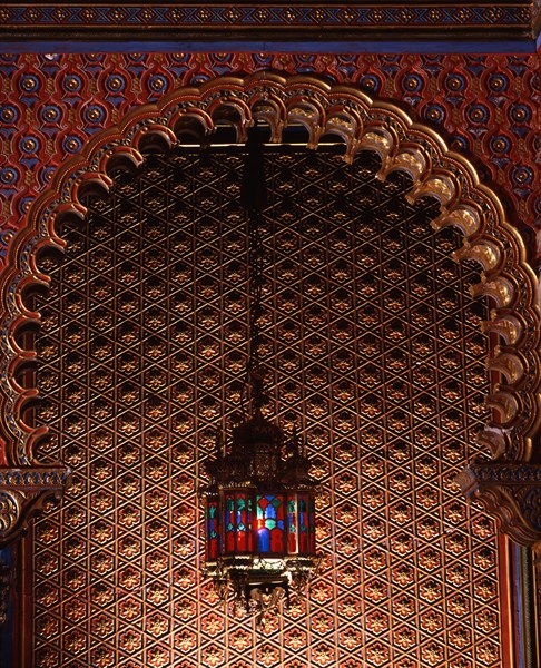 Intérieur du "kiosque mauresque" du château royal de Linderhof