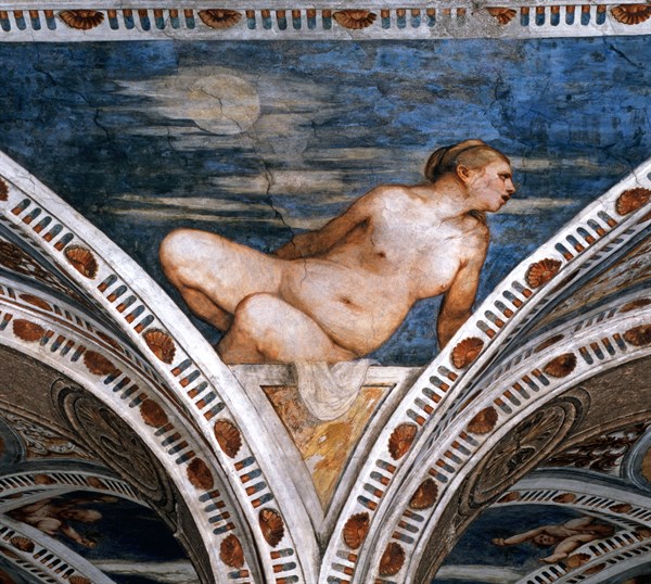 Night figure, personification of the Moon