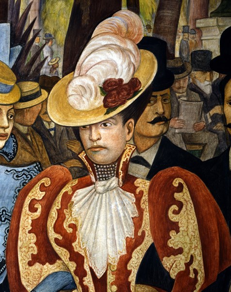 Rivera, Dream of a Sunday Afternoon in Alameda Central (detail)