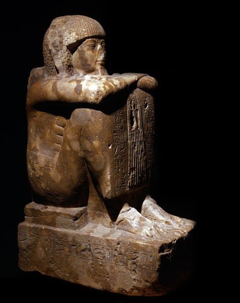 Cube statue of the priest Ptamose