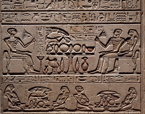 Stèle pour le scribe de la prison Sembi. Da Ab ydos