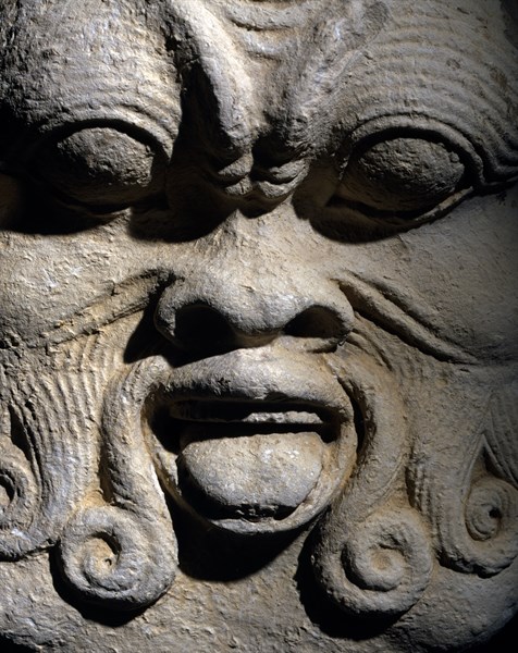 Limestone capital from the Ptolemaic period
