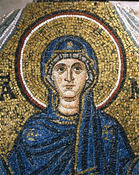 Vierge orante (détail)