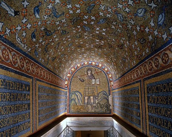 Narthex de la Chapelle de l'Archevêché à Ravenne