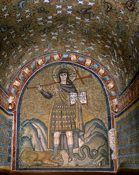 Narthex de la Chapelle de l'Archevêché à Ravenne