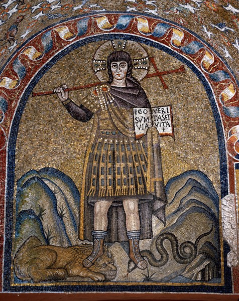 Narthex de la Chapelle de l'Archevêché à Ravenne