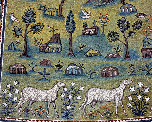 Basilica of Sant'Apollinare in Classe, Ravenna, Mosaic of the apse
