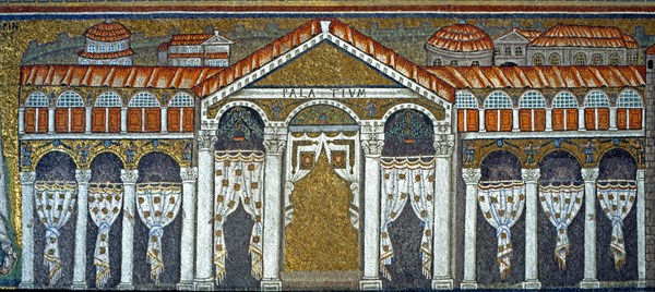 Basilica of Sant'Apollinare Nuovo, Ravenna: palace of Emperor Theoderic the Great