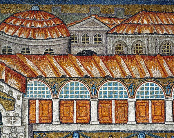 Basilica of Sant'Apollinare Nuovo, Ravenna: palace of Emperor Theoderic the Great