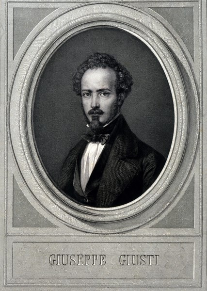 Portrait of Giuseppe Giusti