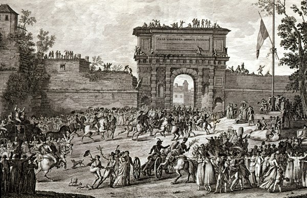 Triumphal entry of the French into Milan, 1796