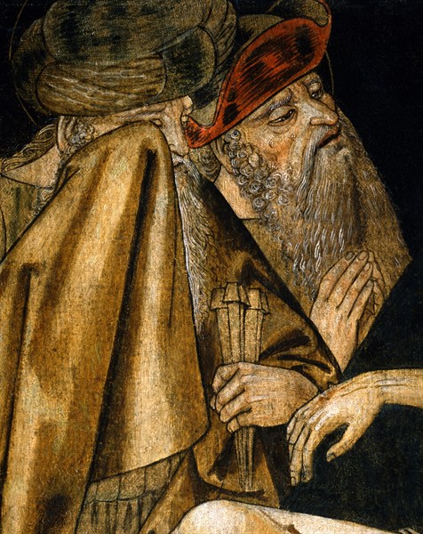 Bernardino di Mariotto, La Déposition du Christ (détail)