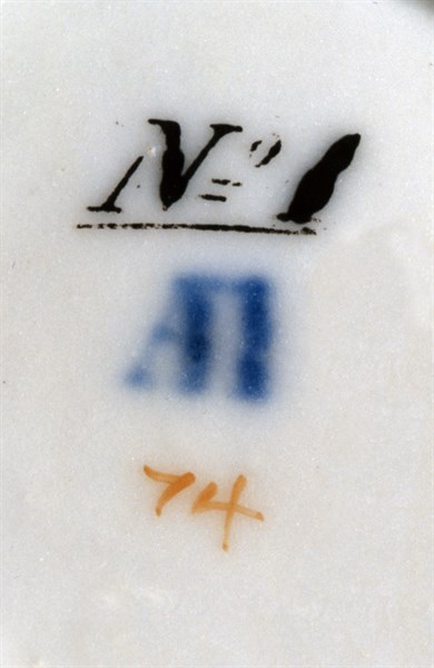Signature sur porcelaine