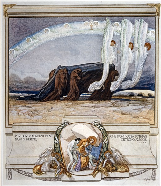 The Divine Comedy, illustrated by Franz von Bayros