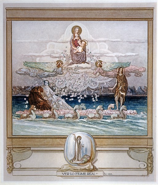 The Divine Comedy, illustrated by Franz von Bayros