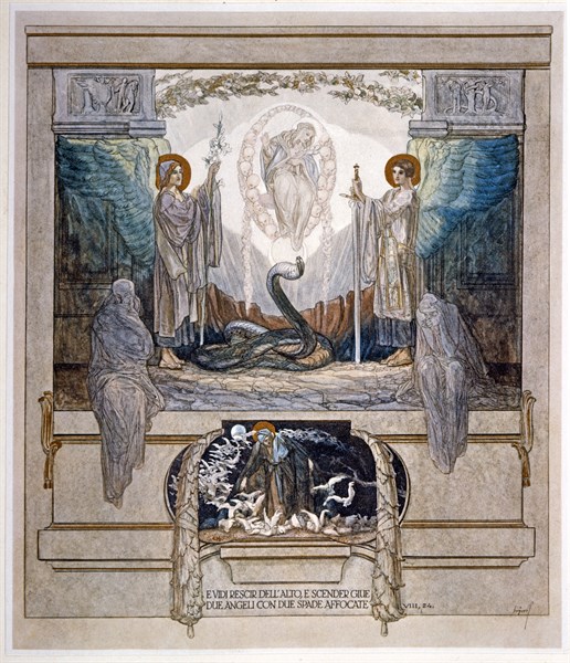 La Divine Comédie, illustrée par Franz von Bayros