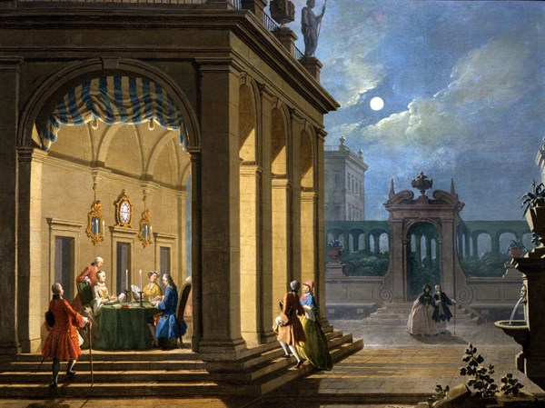 Zocchi, The hours of the day: At night.