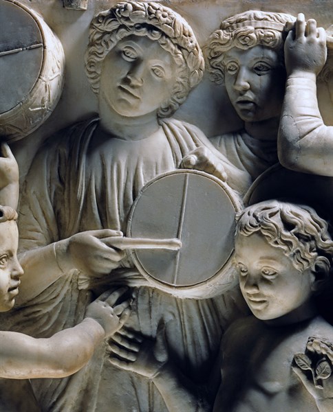 Cantoria. Relief en marbre du chœur de la cathédrale de Florence