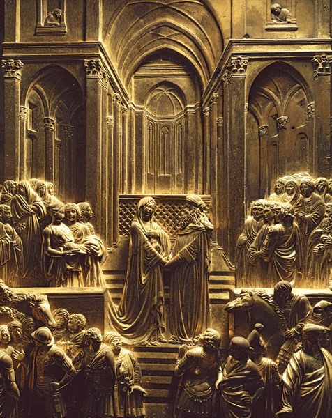 Ghiberti, Meeting between King Solomon and the Queen of Sheba