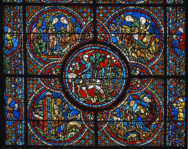 Vitrail de la cathédrale Notre-Dame de Chartres